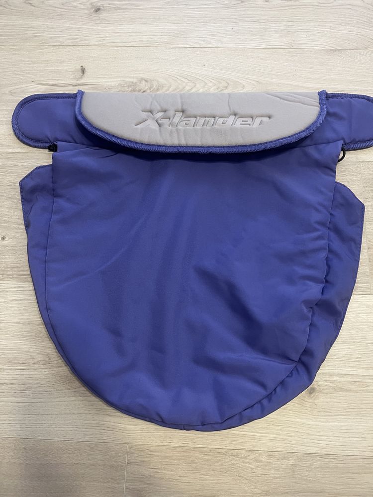 X-lander move pokrowiec do gondoli niebieski nr(x1 carrycot apron blue