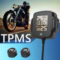 Система контроля давления в шинах мотоцикла TPMS мото,датчики давления