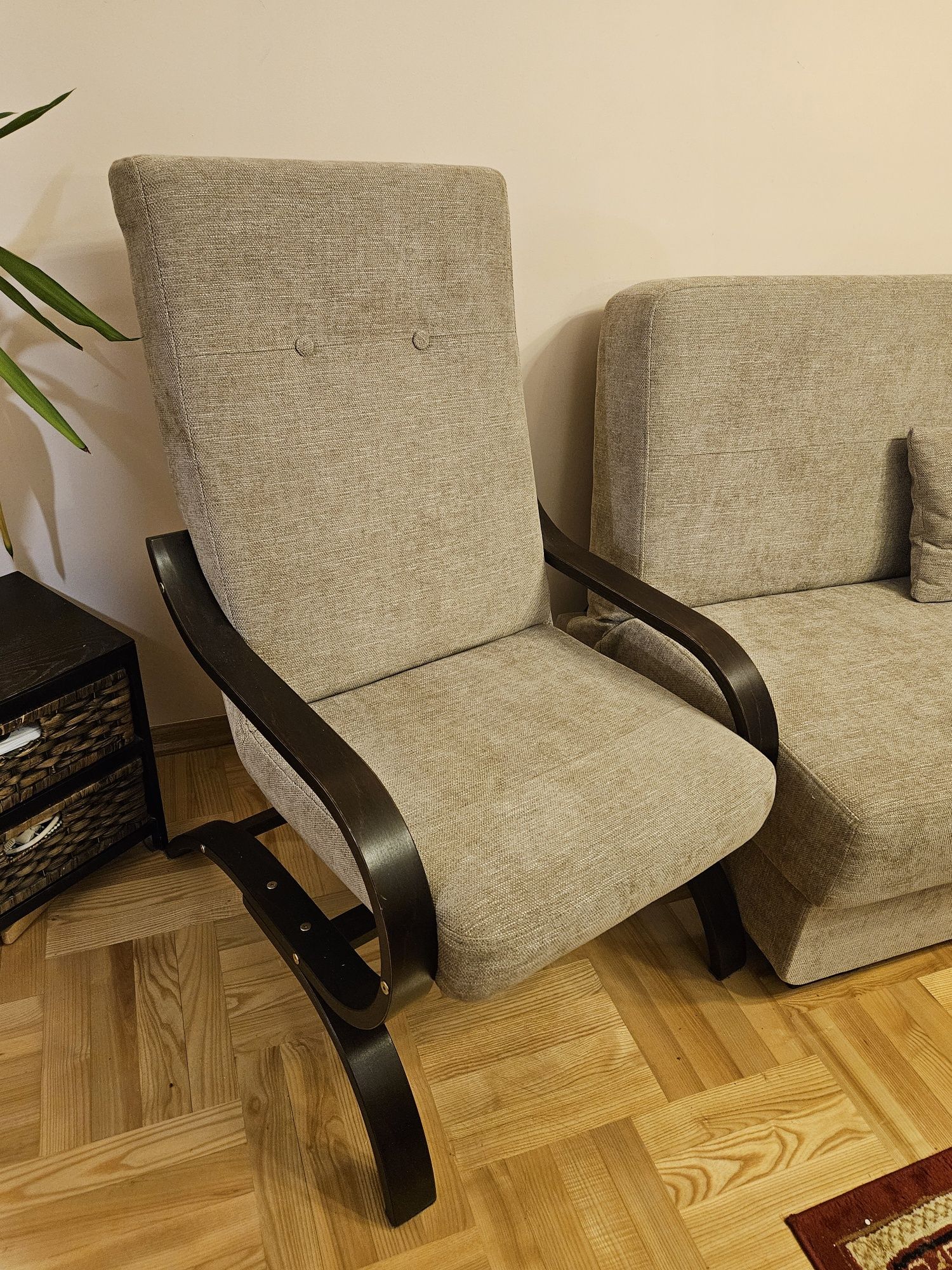 Komplet wypoczynkowy kanapa i dwa fotele