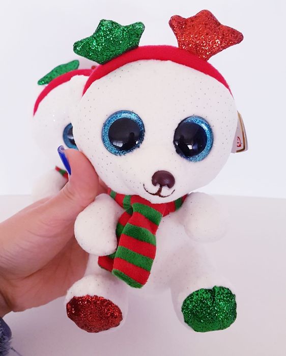 Conjunto 2 peluches Beenie boos Natal TY (Portes Incluidos)