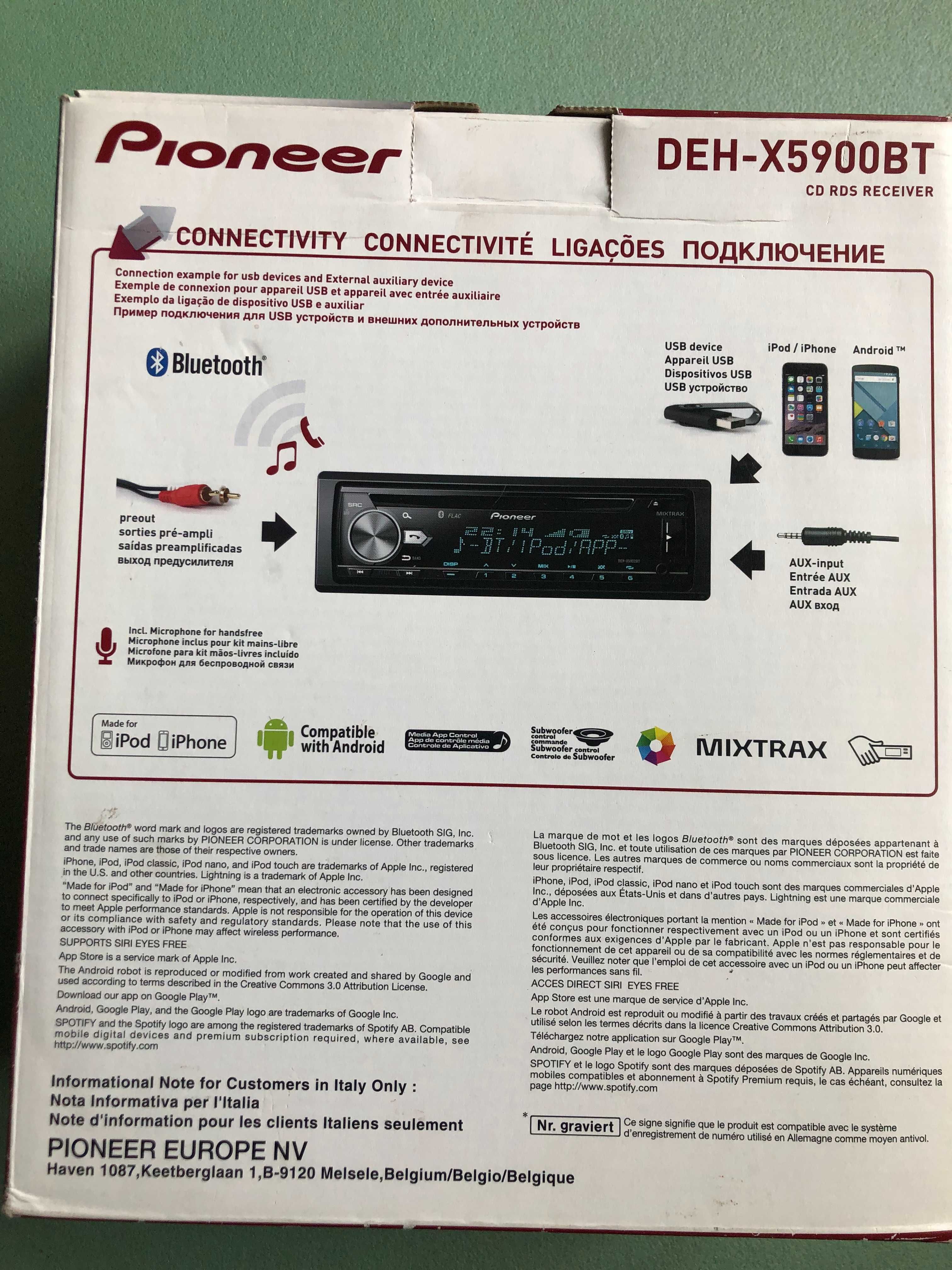 Pioneer DEH-X5900BT