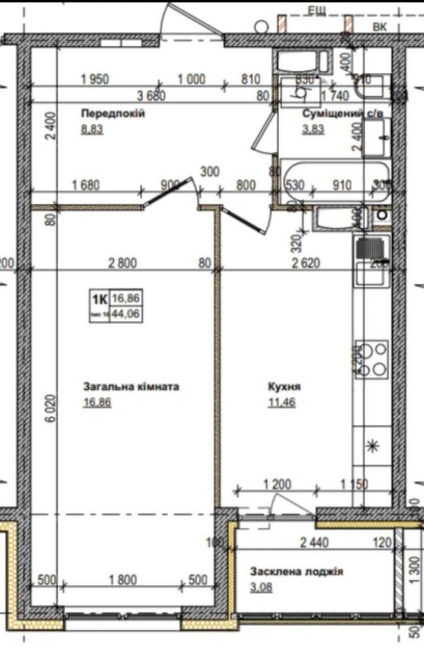 ТОП! Продаж квартира 44м ЖК Одеський бульвар Метро Теремки ВДНГ УБД