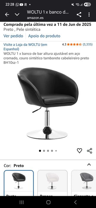 Cadeira cabeleireiro NoVA