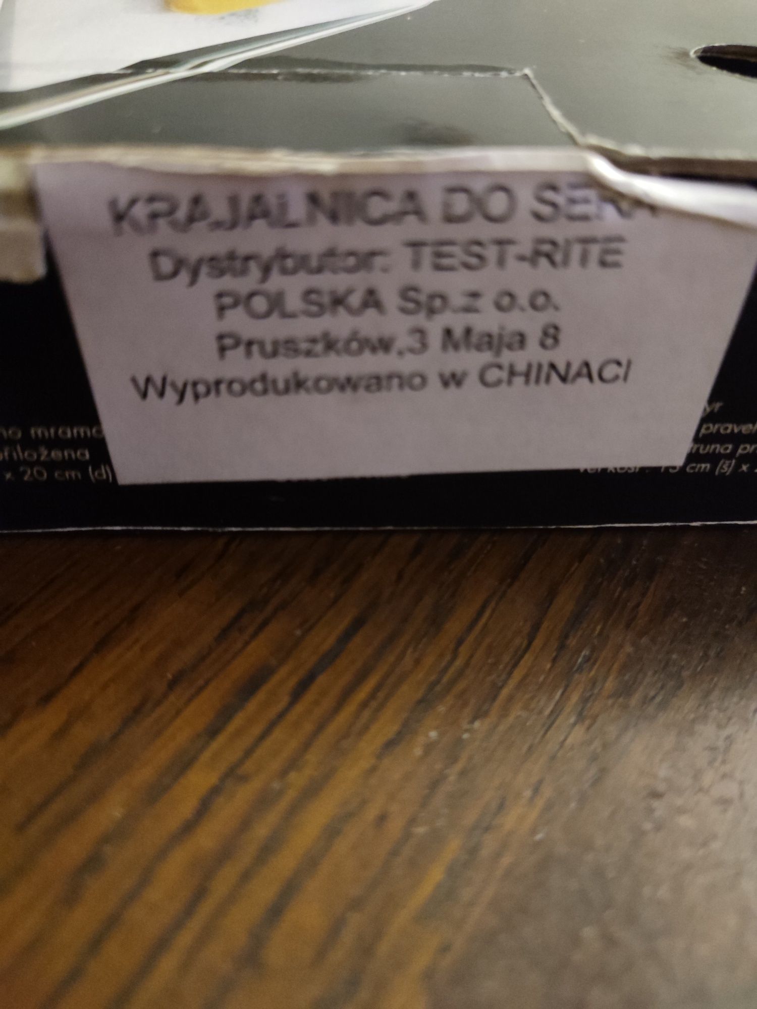 Marmurowa, nowa ręczna krajalnica do sera