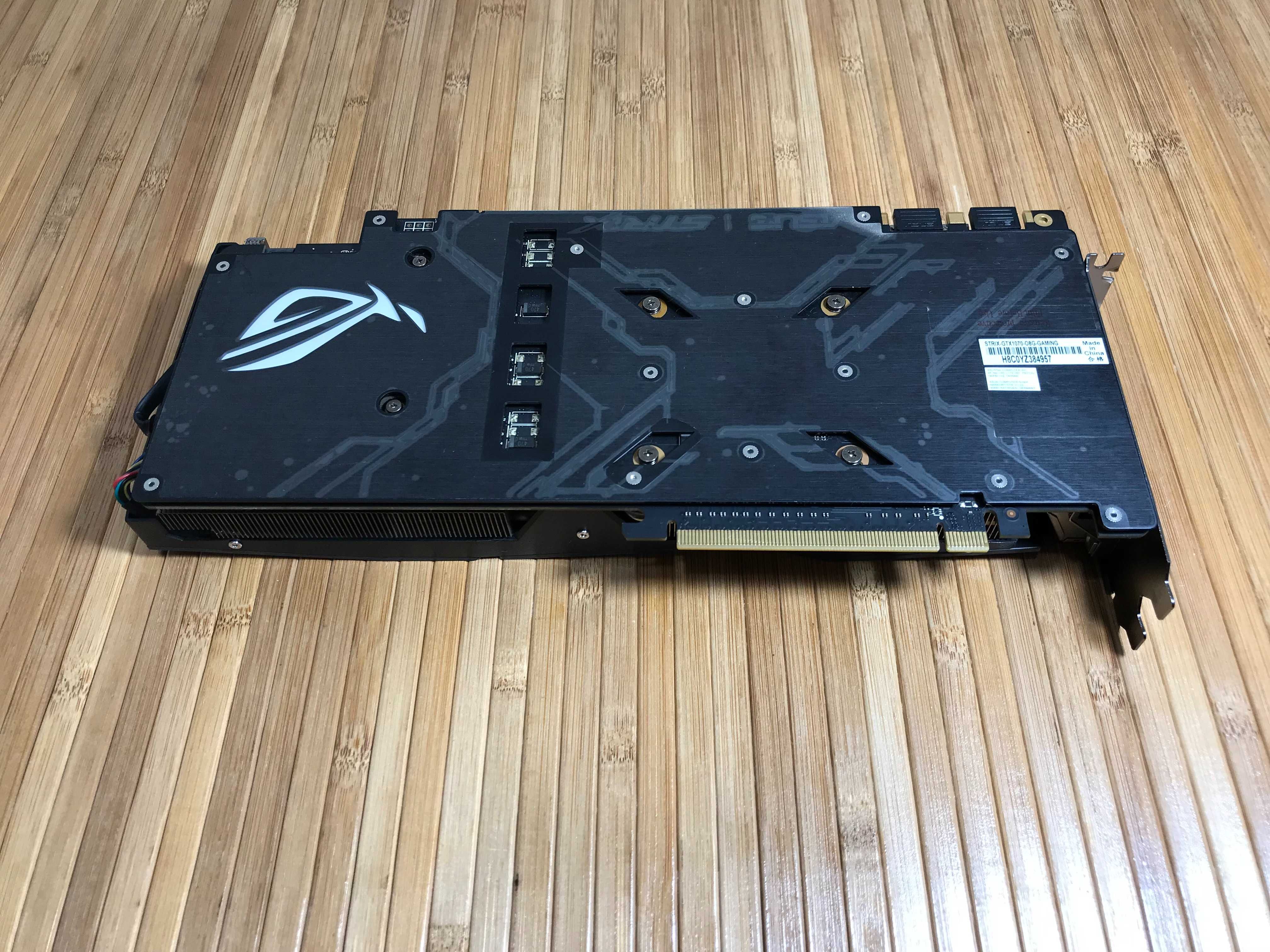 Видеокарта Asus GeForce GTX 1070 ROG Strix 8GB GDDR5 (256bit)