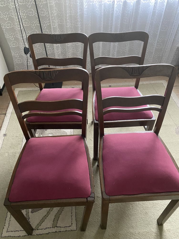 Krzesła 4szt 100letnie