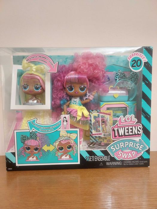 LOL SURPRISE lalka tweens swap CORA wymienna głowa