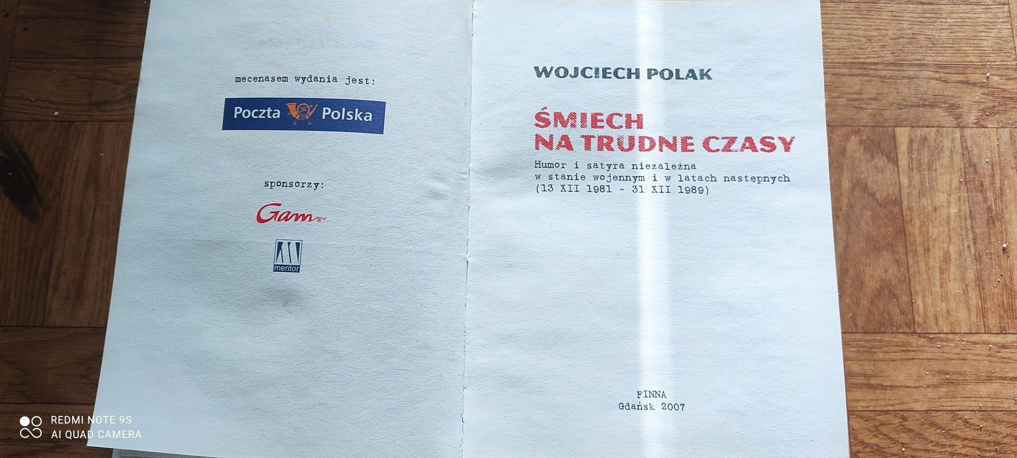 Książka "Śmiech na trudne czasy" W. Polak