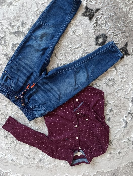 Набір одягу. Джинси і сорочка на 2-3 роки