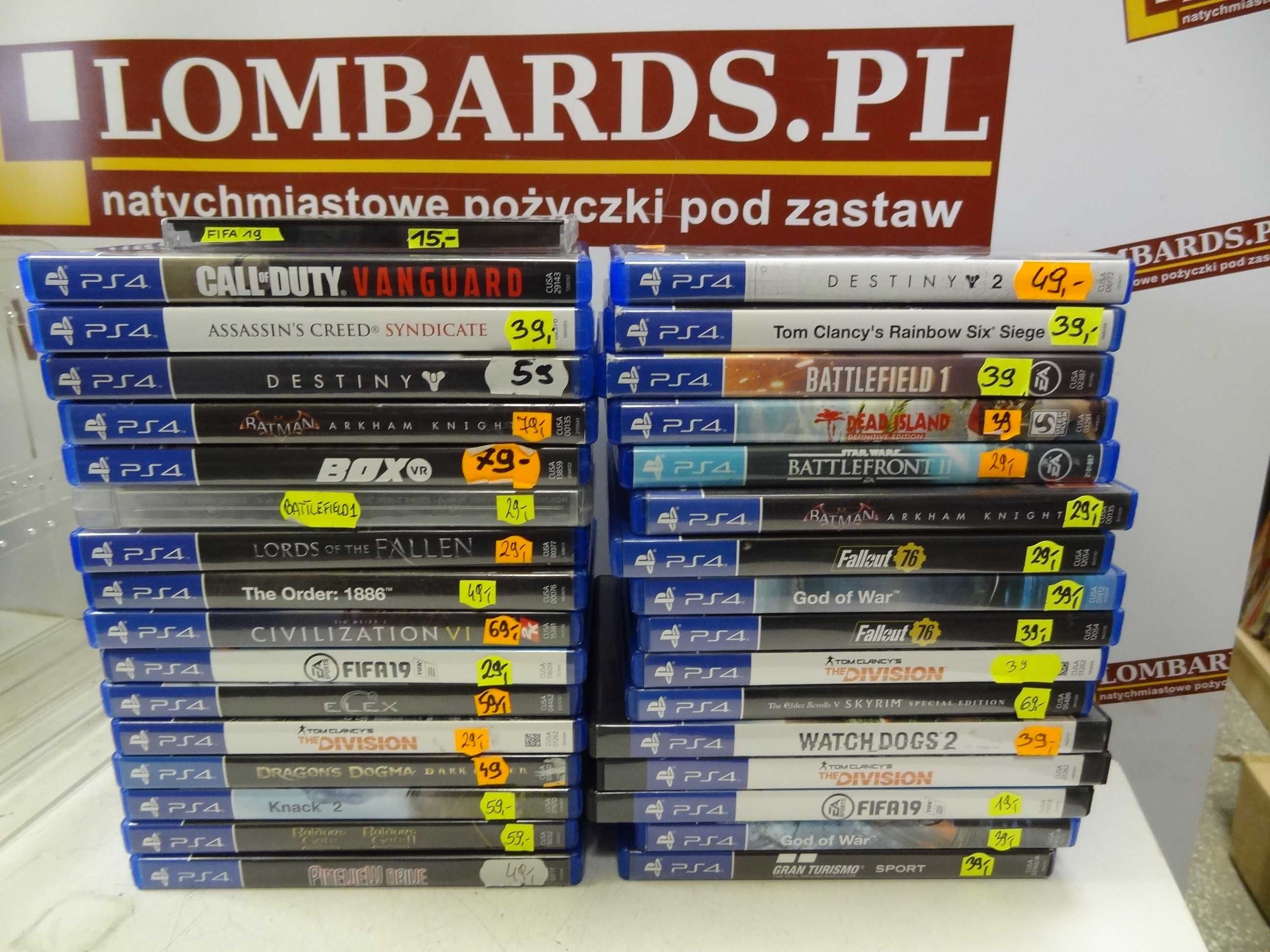 Gry na konsolę PS4