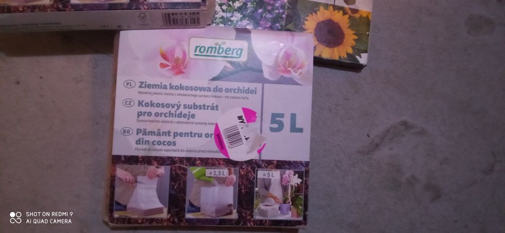Ziemia kokosowa do orchidei (kwiatów)