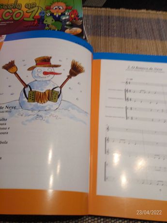 Livro de cancoes com cd para criancas