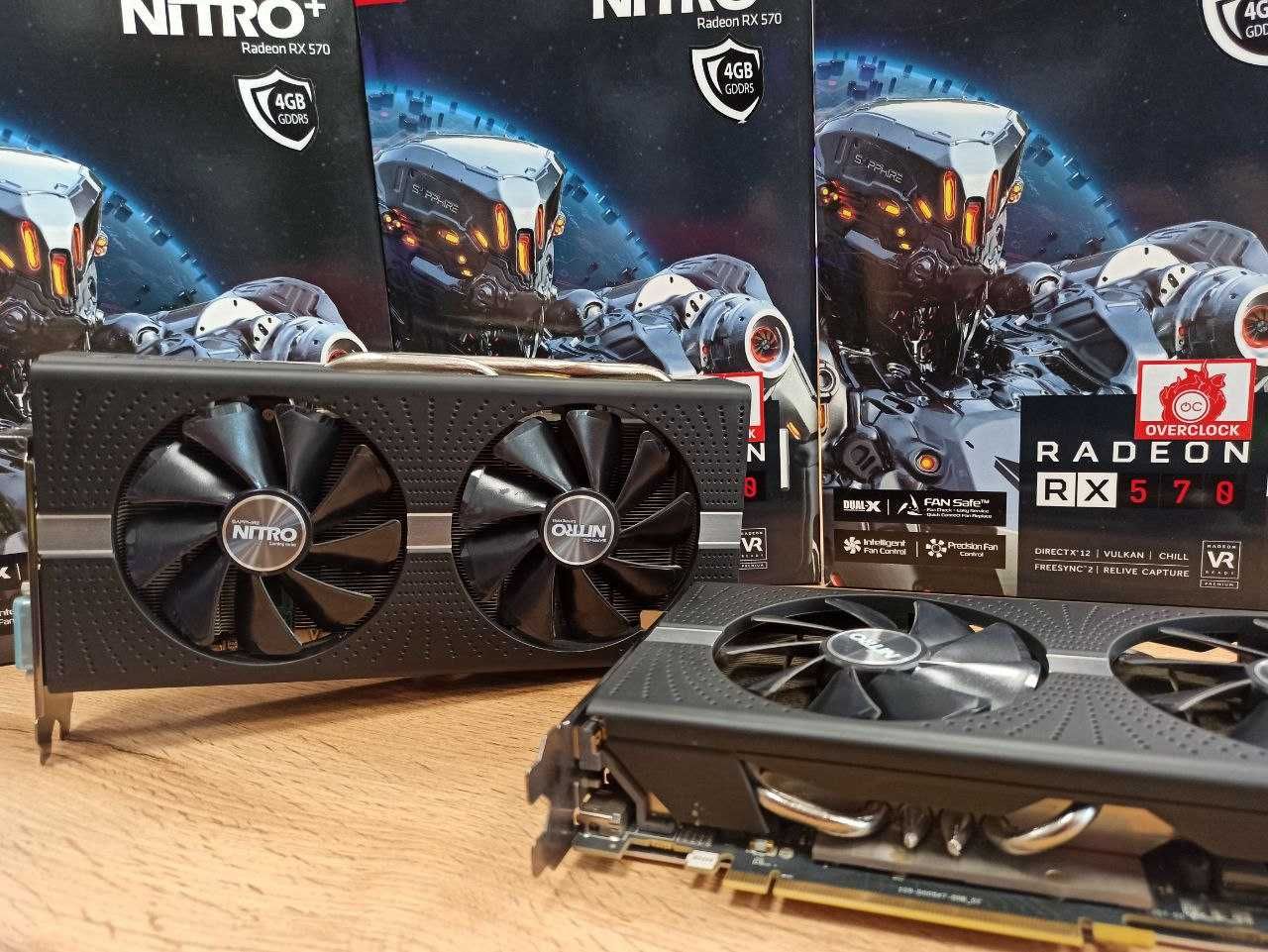 Доступна відеокарта AMD Radeon Sapphire RX 570 4Gb Nitro+ ГАРАНТІЯ