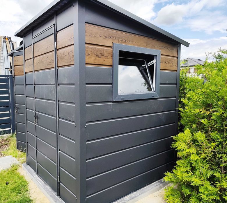 Schowek, Domek z PROFILA ZAMKNIĘTEGO 3x3 ocynk