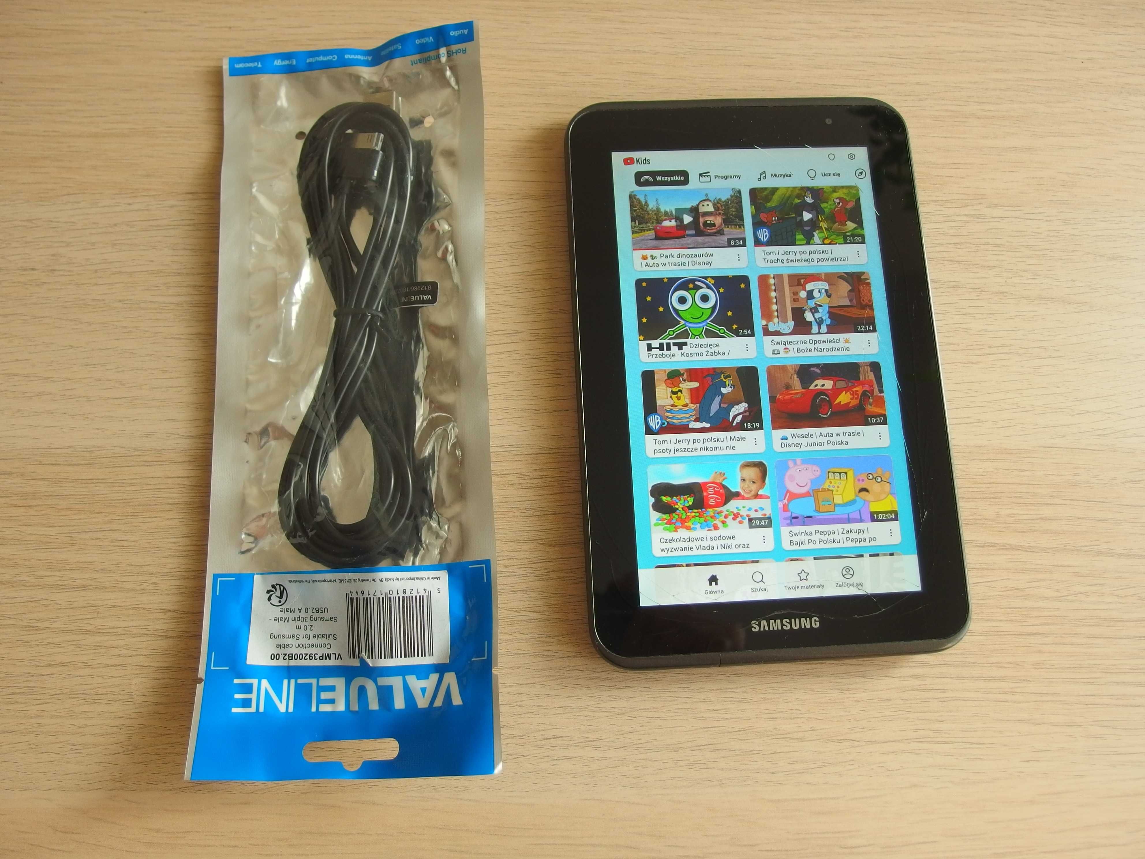Tablet 7" SAMSUNG Galaxy Tab2 LineageOS Android 7.1 YouTube Kids