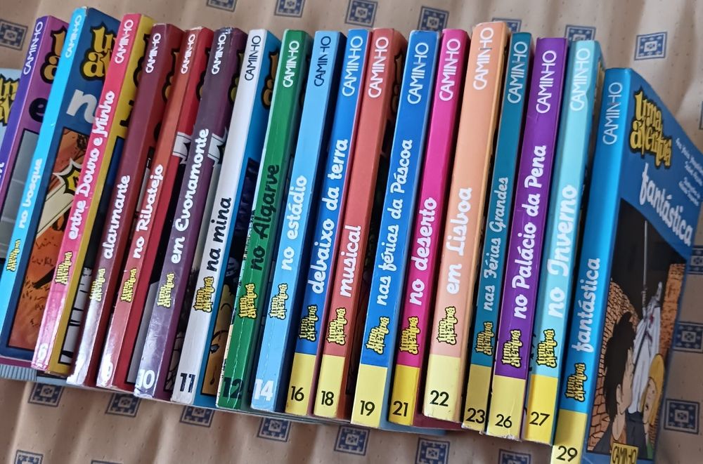 Colecção  de livros Uma Aventura