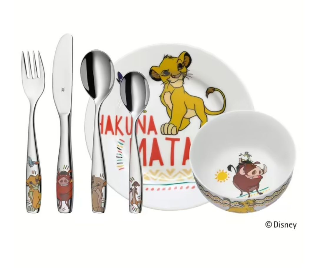 Фарфоровый подарочный набор посуды Lion King