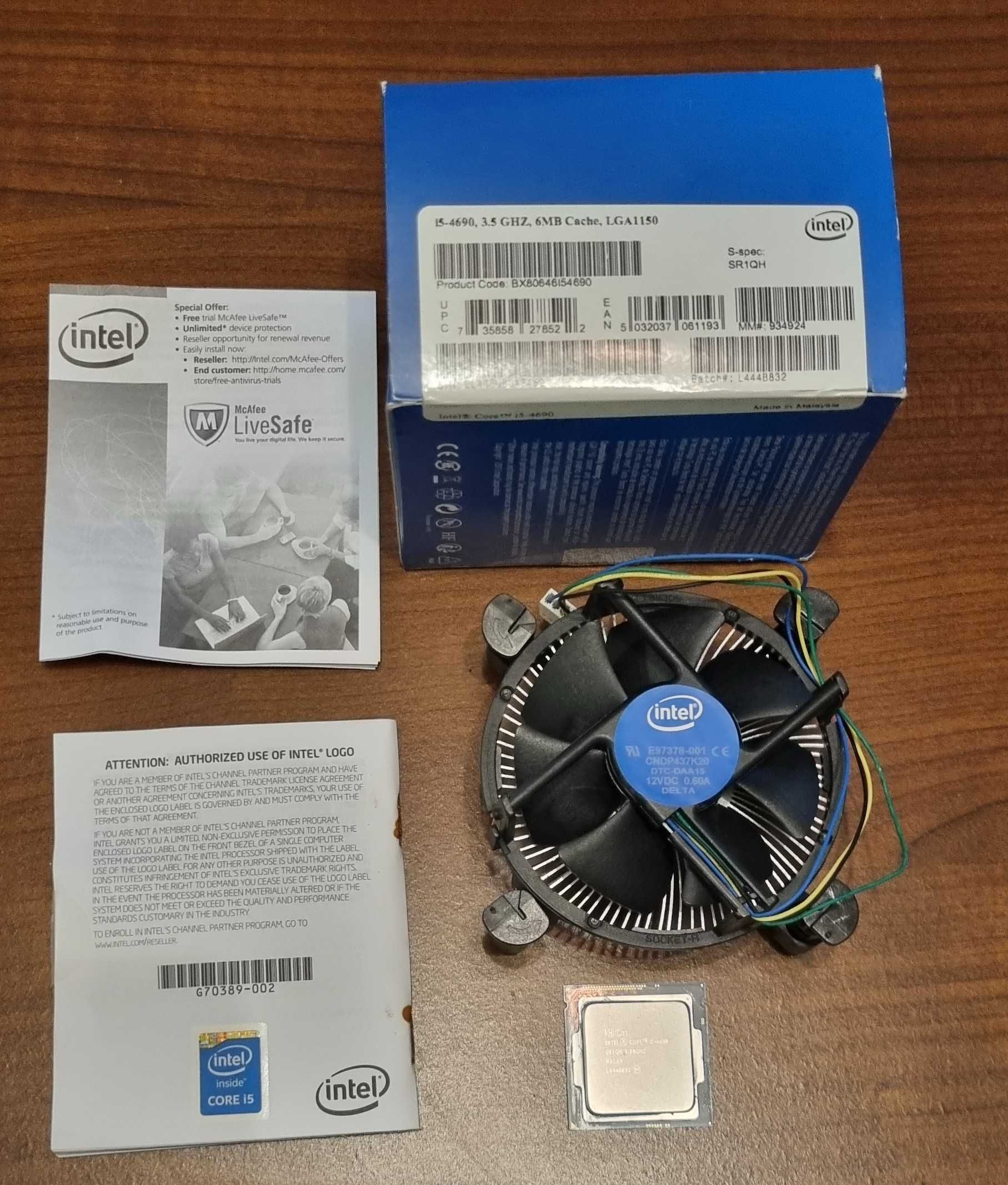 Procesor Intel I5 4690 3,5 MHz 6MB Cache LGA 1150 Super do podkręcania
