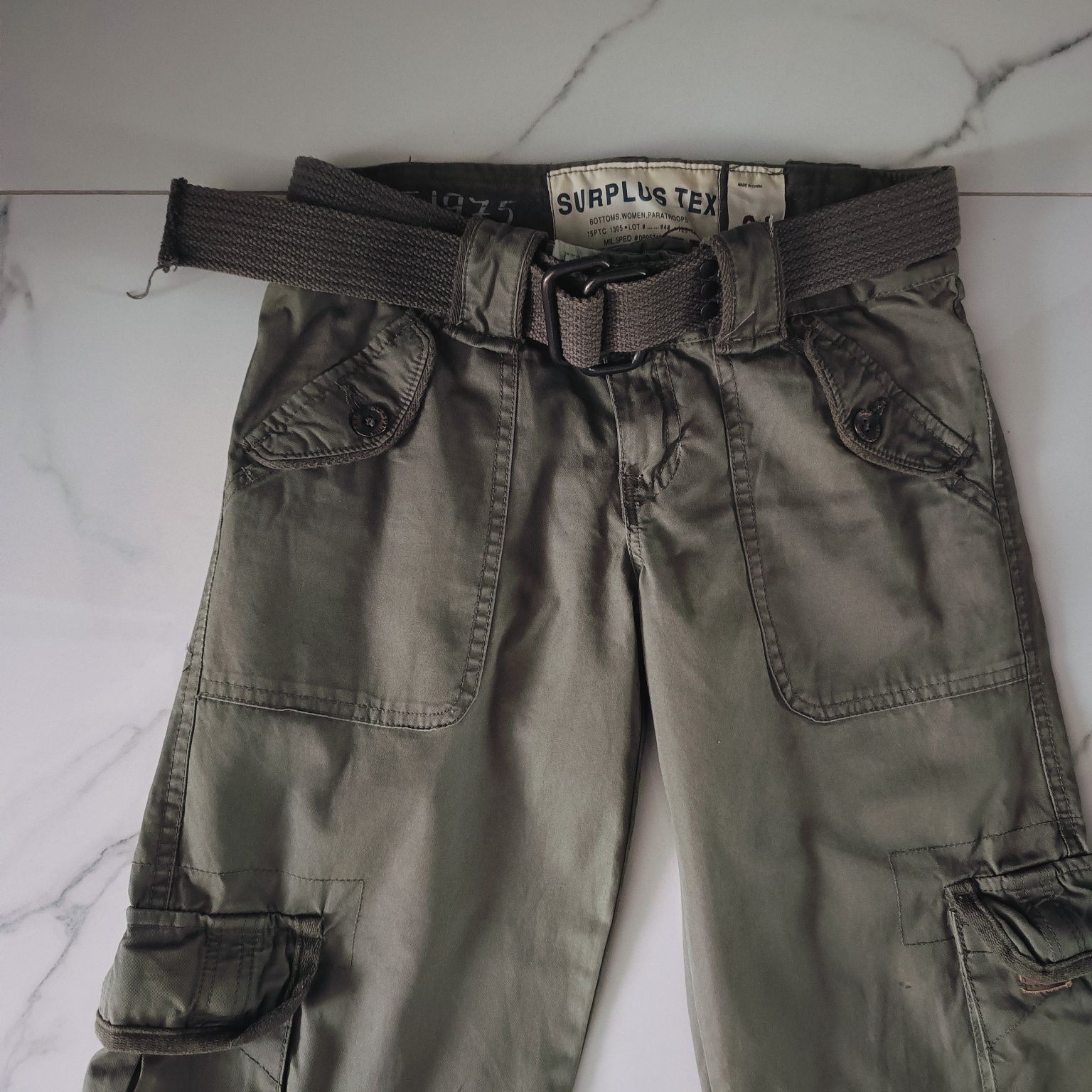 Damskie bojówki Surplus taktyczne khaki