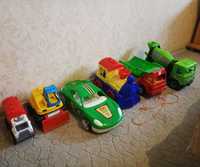 Іграшки діти машина екскаватор поїзд бетонозмішувач вантажівка игрушки