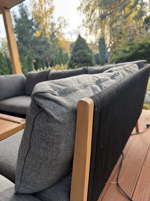 Meble ogrodowe, naroznik