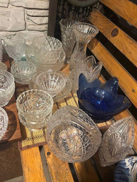 Посуда СССР, Хрусталь, столовые приборы