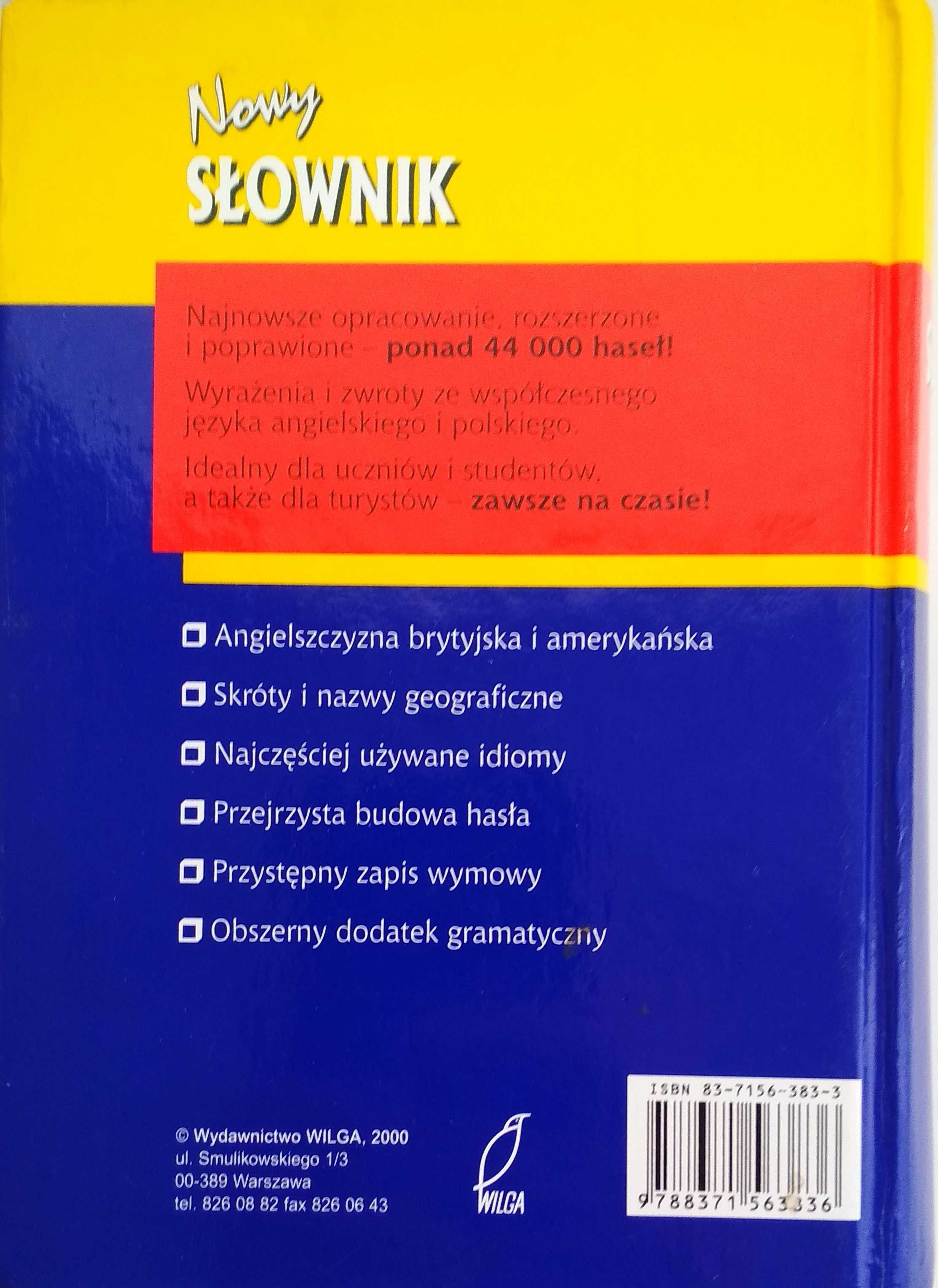 New Student's Dictionary Collins + gratis słownik polsko - angielski