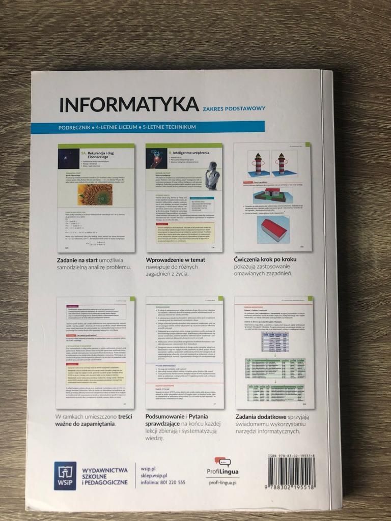 Podręcznik do informatyki dla klas 3 technikum i liceum