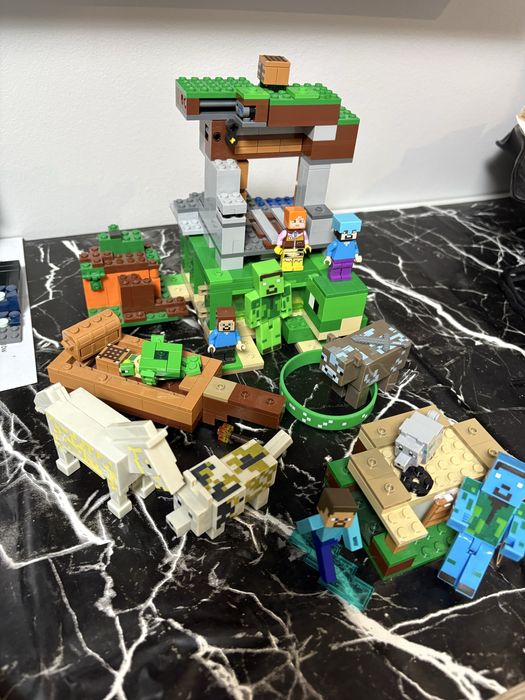 Zestaw minecraft z figurkami