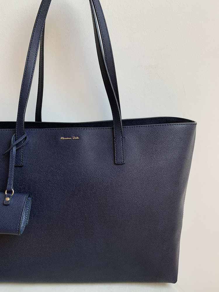 Torba shopper Massimo Dutti