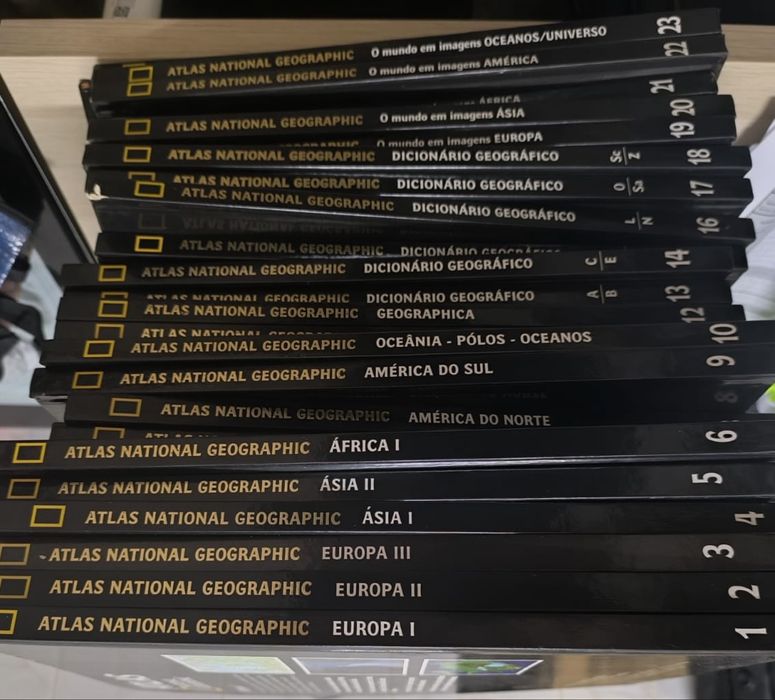 Atlas National Geographic coleção completa