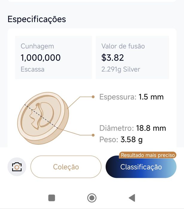 Moeda antiga de 1947