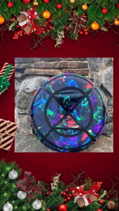 Міцний тюбинг тюбінг плюшка таблетка надувний зимовий санки ватрушка