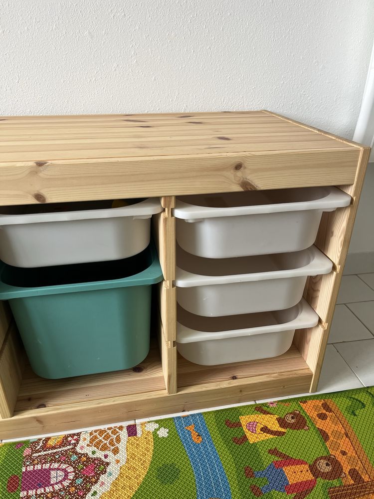 TROFAST IKEA pinho 93x52 cm