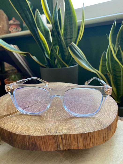 Okulary w stylu Chrome Hearts