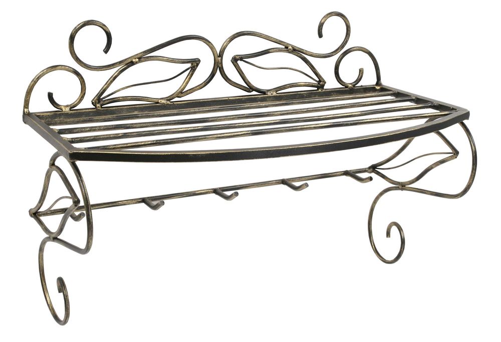 WIESZAK MAŁY Liść półka metalowy AWW-750 KAMI