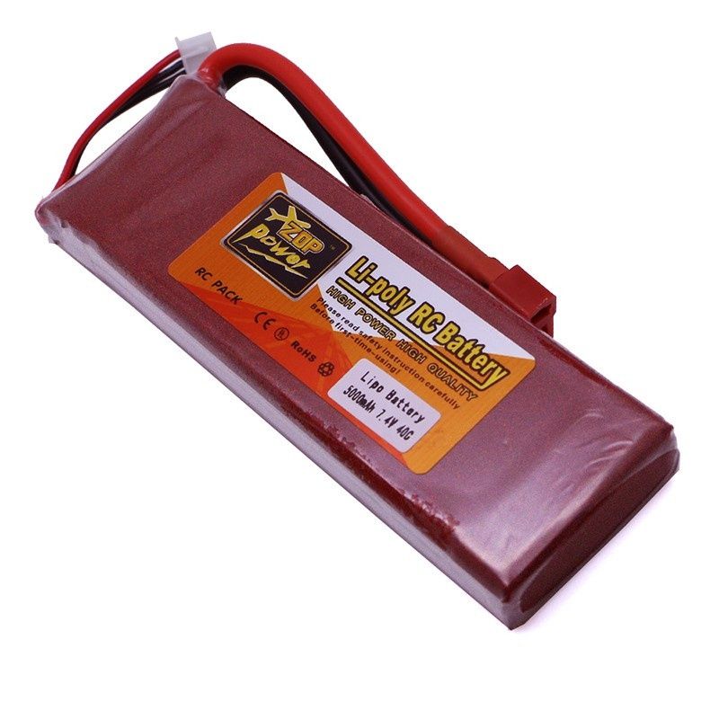 Аккумулятор Lipo 2s 7,4 v 5000 mAh ZOP Power