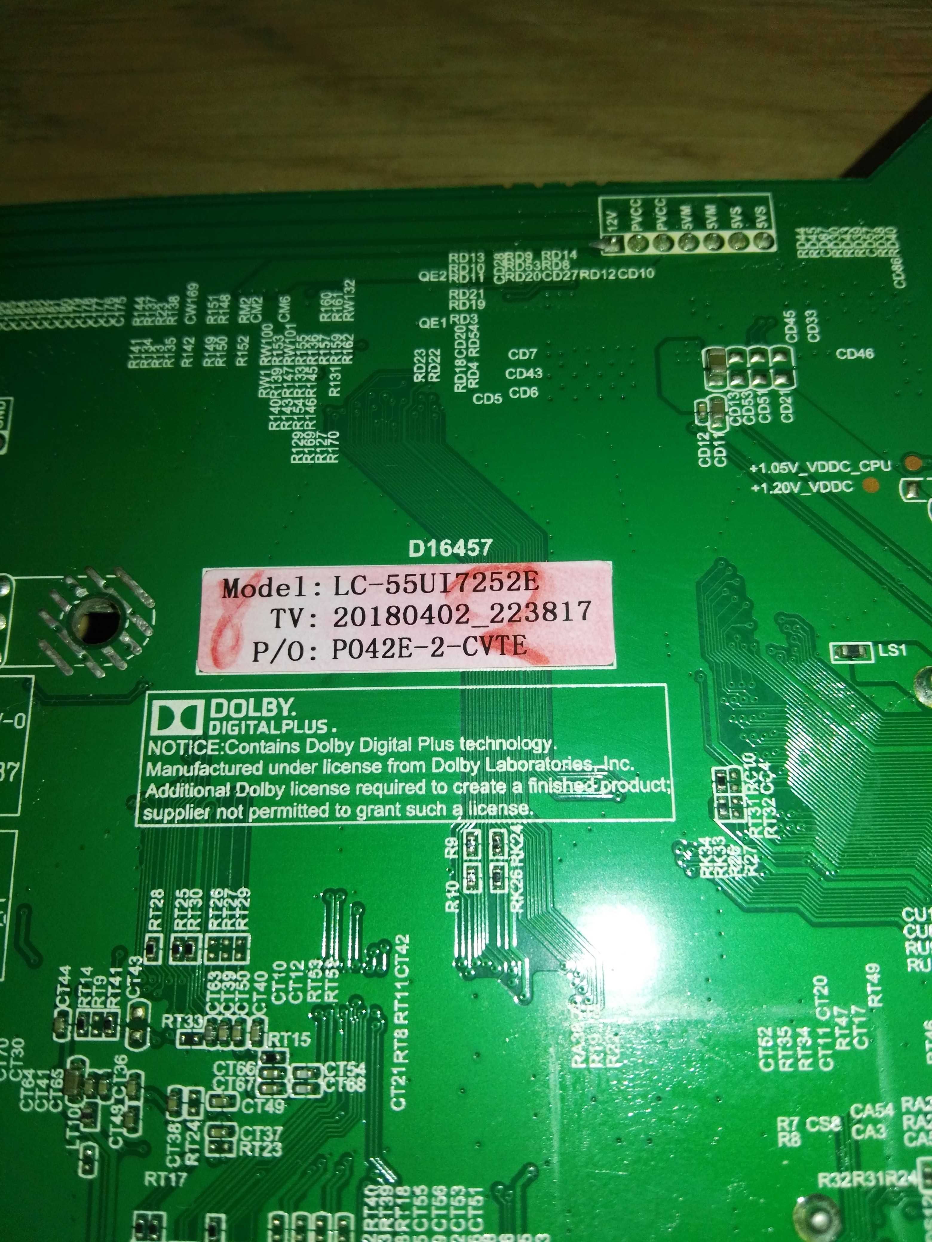 Mainboard Sharp LC-55UI7252E T.MS6488E.U703