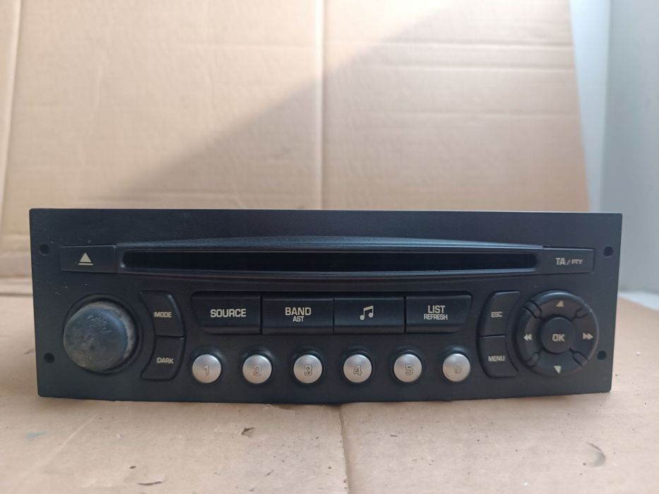 radio radioodtwarzacz peugeot 207 citroen c3 ii oe 96662669xt