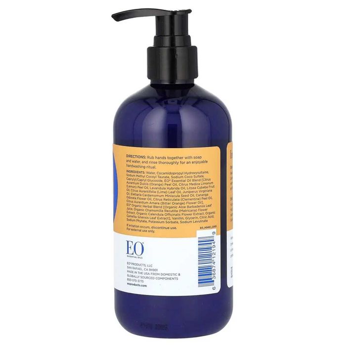 Мыло для рук EO Products: Цветы Апельсина и Ваниль, Hand Soap 355ml !