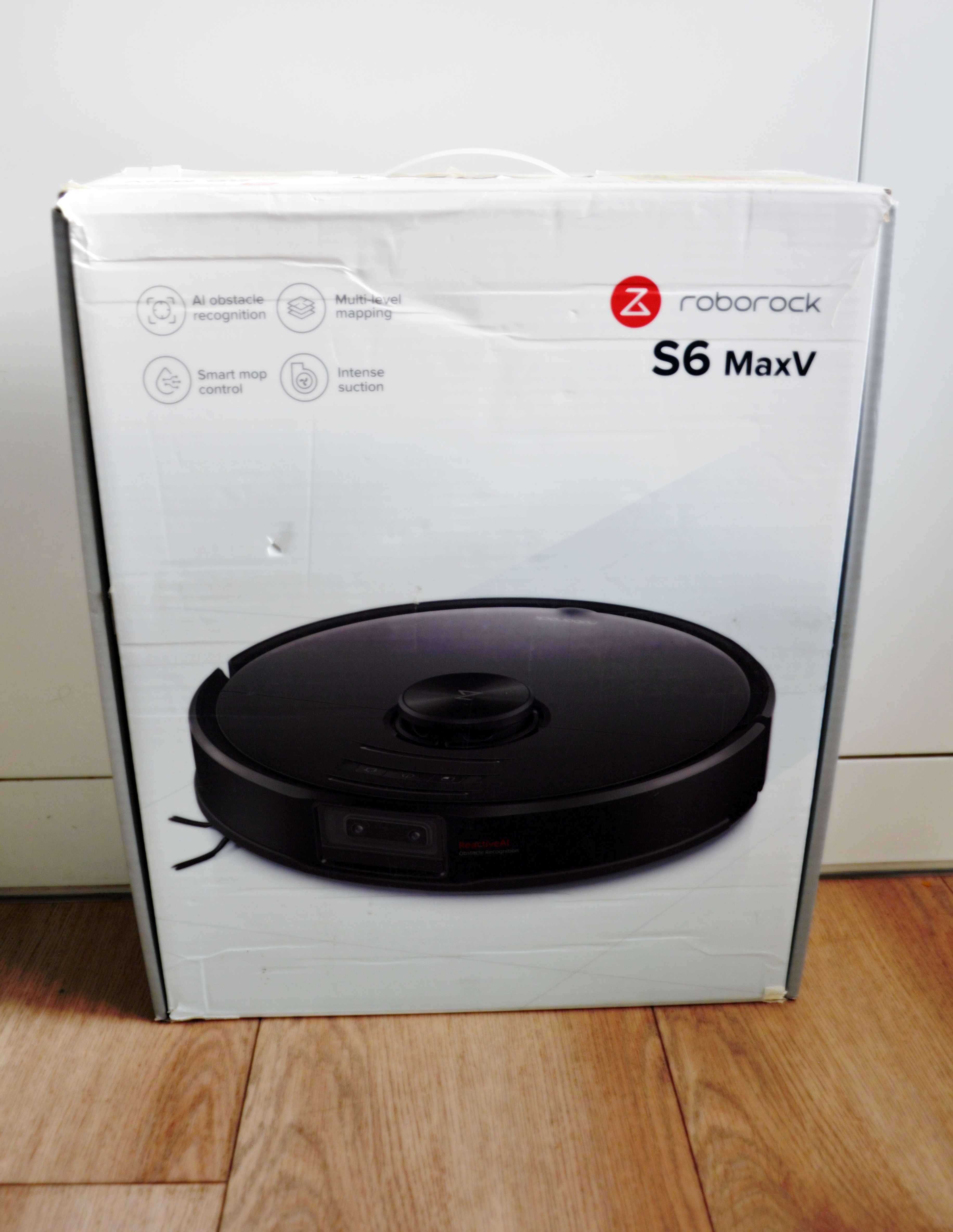 Robot sprzątający mopujący Roborock S6 MaxV czarny