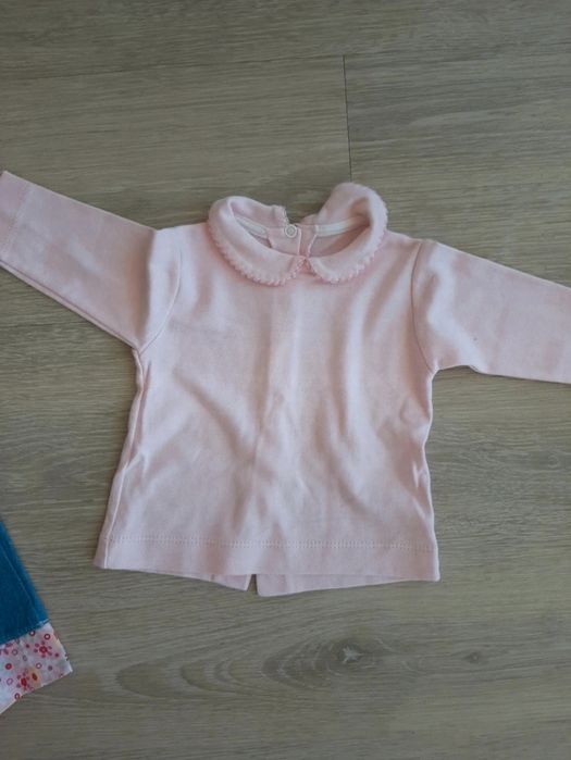 Conjunto Vestido borboleta + Camisola 3-6m