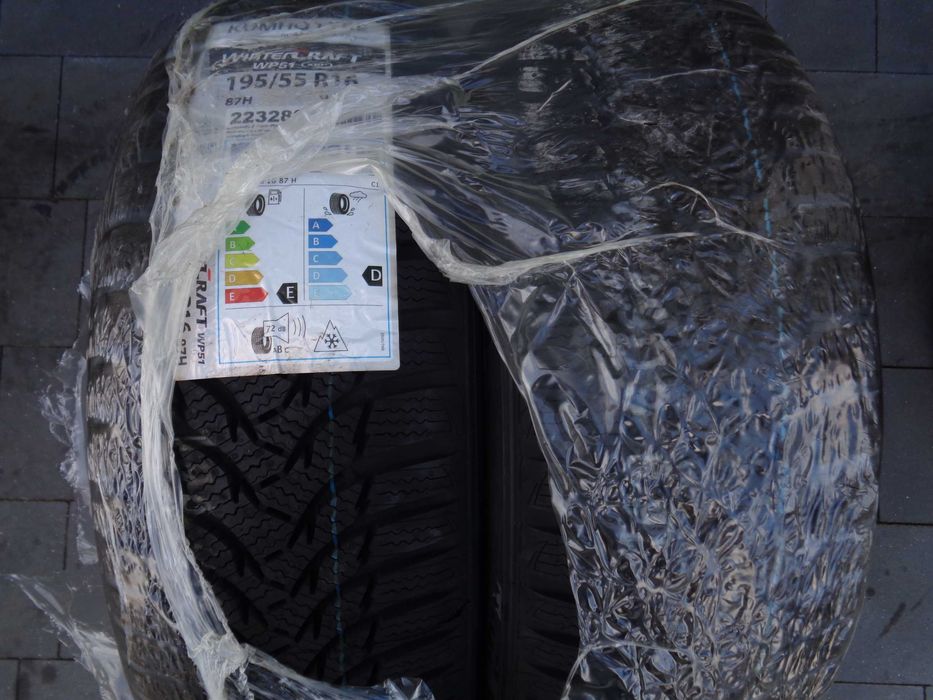 2x NOWE opony zimowe Kumho WinterCraft WP51 195/55R16 87H