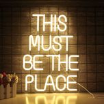 Letreiro Luminoso Néon LED em Acrílico " This Must Be The Place "