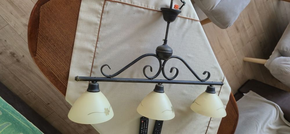 2 lampy I 2 kinkiety