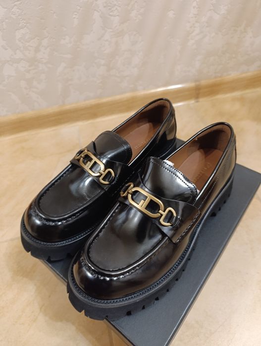 Лоферы  женские кожаные