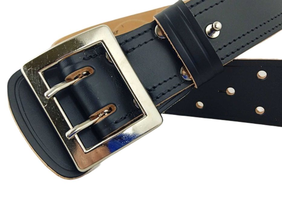 Długi Pas Wojskowy Oficera 3XL Skóra Prawdziwa Licowa OUTLET 155cm