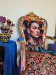 Fotel Frida Kahlo boho chic
