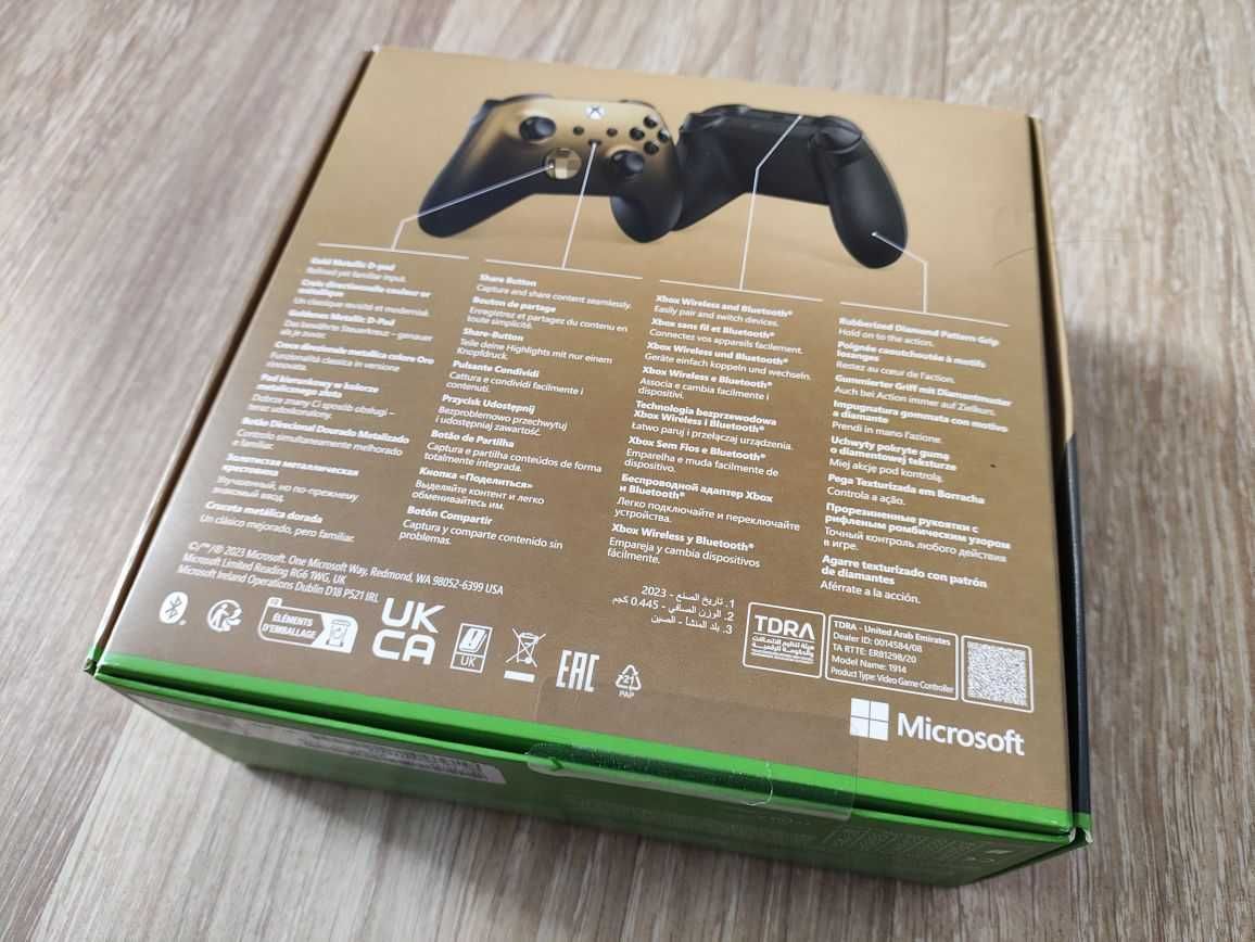 Kontroler Pad Microsoft Xbox Gold Shadow