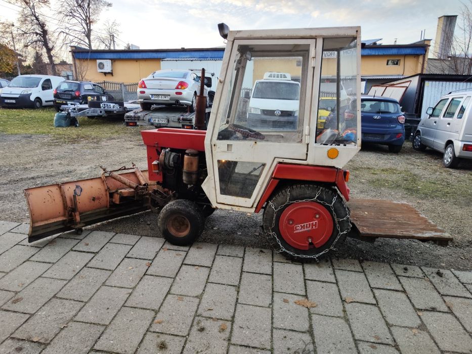 Mini Traktor HAKOTRACK plug odśnieżanie / transport